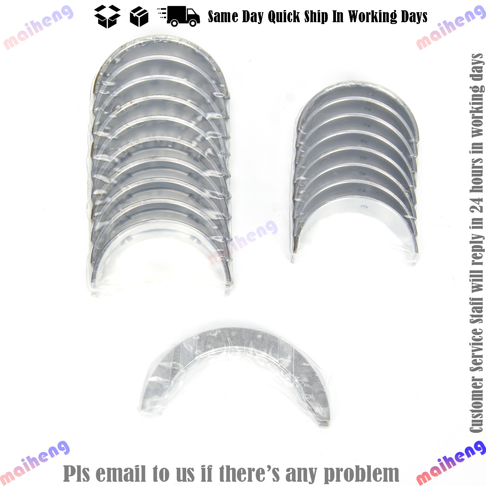 18x Connecting Rod Bearings Set For Kia Optima Hyundai Sonata Santa Fe