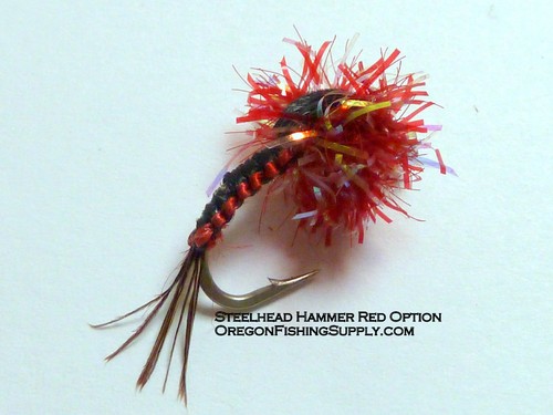 Martillo Steelhead rojo #8, 6 moscas. ¡Envío GRATIS en todos los artículos adicionales! - Imagen 2 de 6