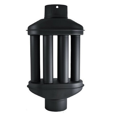 Scambiatore Di Calore Per Canna Fumaria 130 Mm - 5 Tubi XL, Con Valvola Manuale, Per Stufe A Legna E Camini