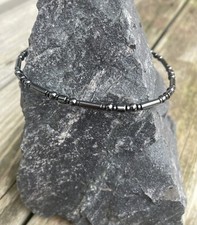 100 Magnetic Hematite Black Bracelet Anklet Necklace Therapy AAA Thin