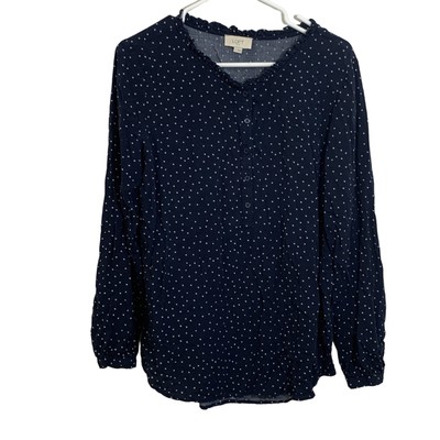 loft henley blouse
