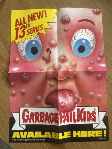 Garbage Pail Kids OS13 10 Unopened Packs .25 with Promo Poster and Original Box - Picture 4 of 12