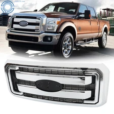 Front Radiator Grille Assembly For 2011-2016 Ford Super Duty F250 F350 F450 F550