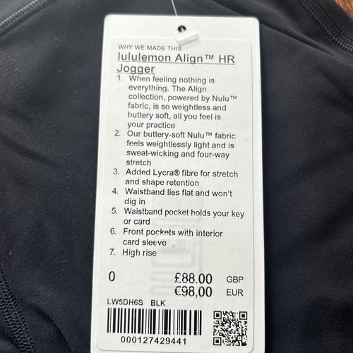 Lululemon schwarze Align HR Jogginghose Gr. UK4 - Bild 6 von 11