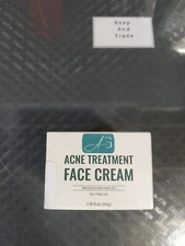 Acne Treatment  Moisturizer Cream w/ Tea Tree Oil Nighttime Facial Treatment #L4