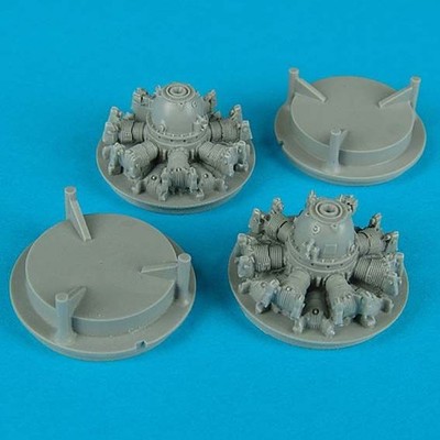 Quickboost 48081 - 1:48 C-47 Dakota engines für Revell Monogram Bausatz - Neu