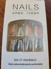 Artificial Nails 24pc DO IT Yourself Delicate And Comfortable 