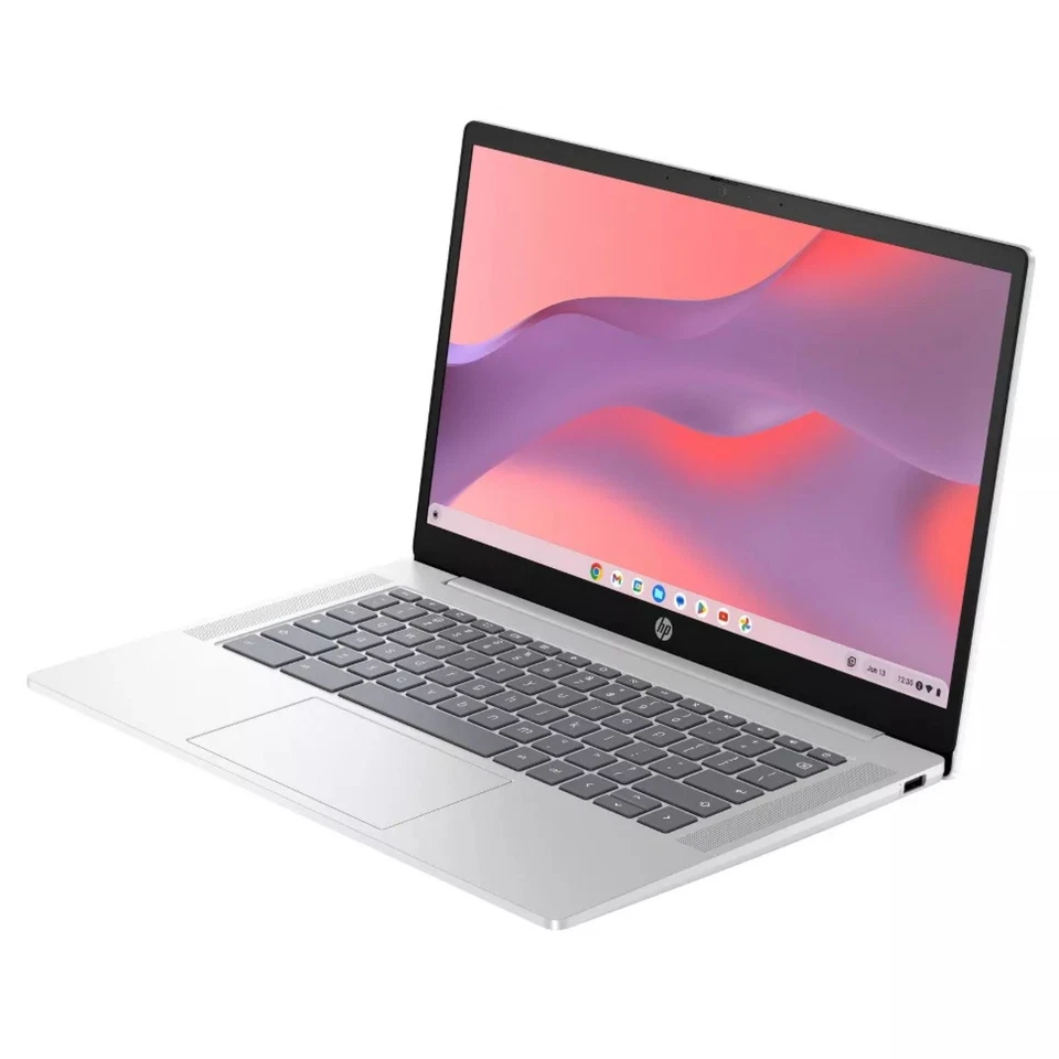 HP 14a-nf0002tg 14" Intel N100 0.8 GHz 4GB RAM 64GB eMMC ChromeOS Laptop, SL - Image 2 of 4