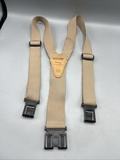 Dickies Mens Perry Y-Back Suspenders Beige Tan Adjustable Stretchy