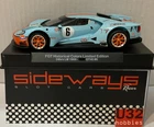 Racer Sideways Slot Car Racer Sideways SCAR02D Ford GT LM #6 1969 Gulf Colors