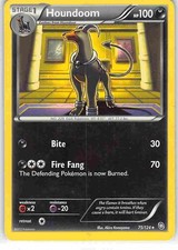 Houndoom 75/124 Rare Dragons Exalted Pokemon HP/DMG