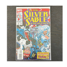 Marvel Comics Silver Sable & The Wild Pack #18 Venom 1993 Boarded Modern Age