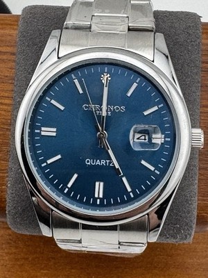 Chronos Time Mens 40mm Quartz watch with Date | eBay