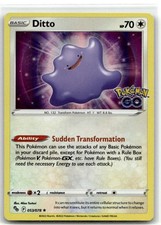 Ditto #53/78 (Holo) (NM) Pokemon GO PGO Pokemon
