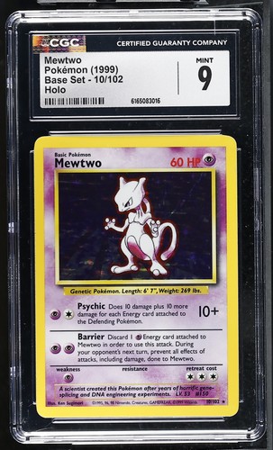 Mewtwo graded CGC 9 for sale on eBay