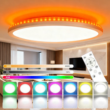 28W RGB Deckenleuchte, Dimmbar, Fernbedienung, Wohnzimmer Licht