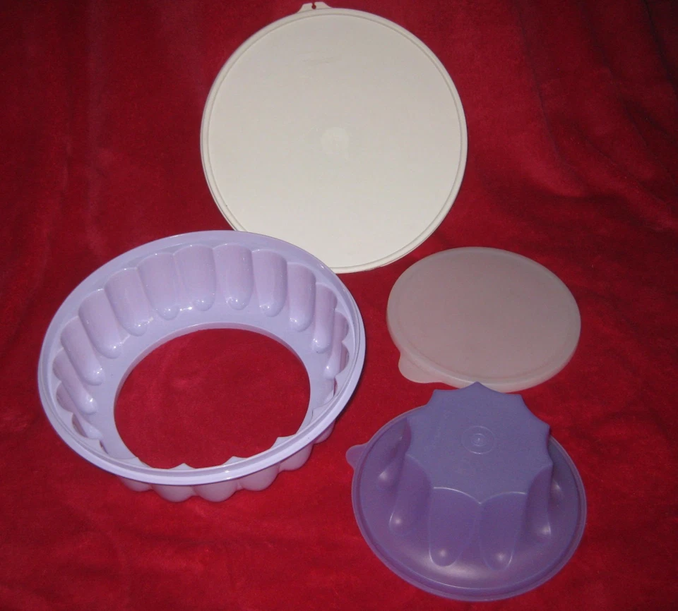 Tupperware Puddingform großer Prinz ø 21cm Eisbombe Terrine Eis m 2x Deckel - Bild 3 von 4