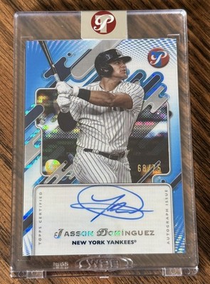 2025 Topps Pristine Jasson Dominguez COLOR MATCH /75 