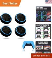 Universal Anti-Slip Silicone Thumbstick Caps – Perfect for All Game Controllers