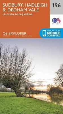 Sudbury, Hadleigh and Dedham Vale (Map) OS Explorer Map