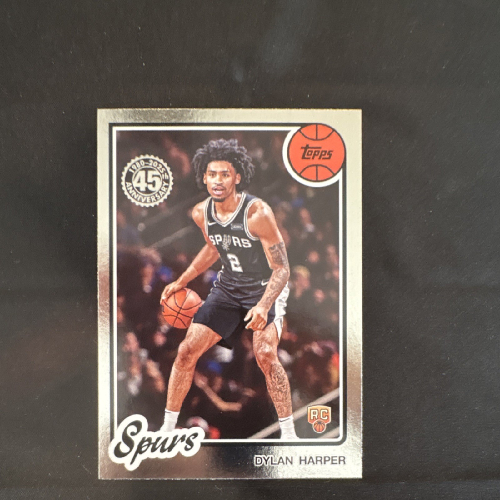 Topps 2025-26 1980-81 Basketball Dylan Harper Rookie Insert #80BK-52 Spurs NBA