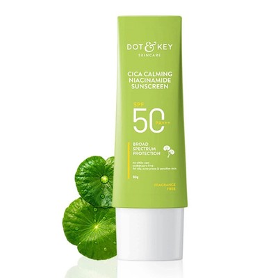 Dot & Key CICA Claming Niacinamide Sunscreen with SPF 50 PA+++ | UV Protection F