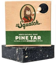Dr. Squatch All Natural Bar Soap for Men with Heavy Grit, Pine Tar 