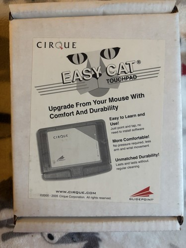 NEW - GP160U-0321 Cirque Easy Cat AG Glidepoint Touchpad, USB, Black