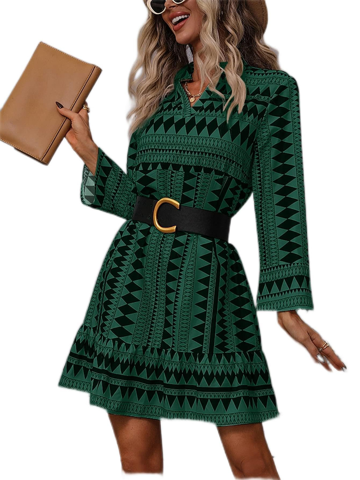 CAJONERA MDF METAL 30X10X29 CAFE VICHY VERDE MENTA (Q6K)