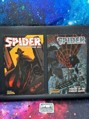 The Spider Vol. 1 &2 TPB Set VF/NM David Liss 1st Prt Crime Noir Dynamite '13 TS