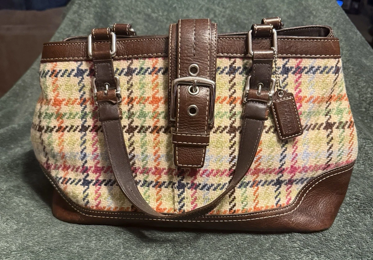 Coach Snap Plaid Bags & Handbags for Women for sale | eBay