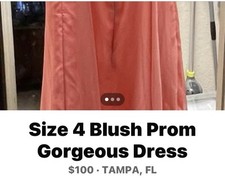 Size 4 Blush PromGorgeous Dress