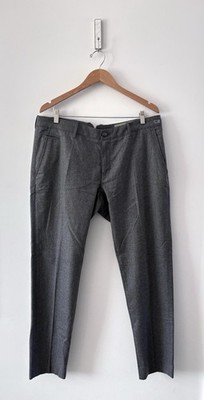 Mens Jacob Cohen Academy Gray Wool Trouser Pants Bobby Size 38 Made In Italy