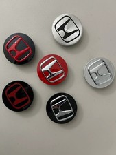4pc Honda Wheel Rim Center Hub Caps Chrome Black Silver Red 69mm 2.7 Inch