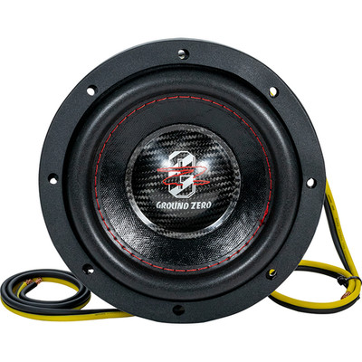 Ground Zero GZHW 16-D2 16,5cm High-Performance Subwoofer 2x 2 Ohm 500 Watt RMS