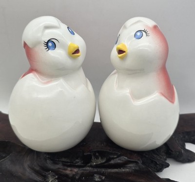 Target Ceramic Hatching Chick Spring Decor Figurine Set Of 2 Chicks Birds