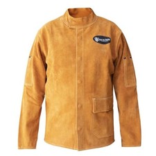 Just In Trend Flame Resistant Heavy Duty Genuine Cowhide Leather Welding Jacket