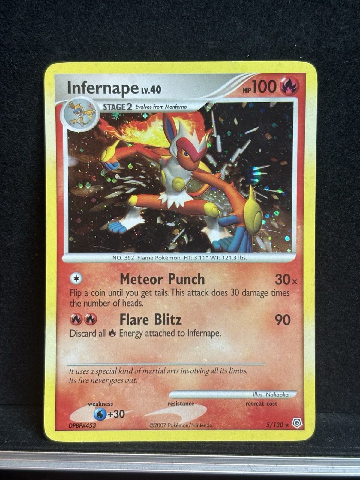 Infernape 5/130 Diamond & Pearl Holo Rare Pokemon Card NM/LP