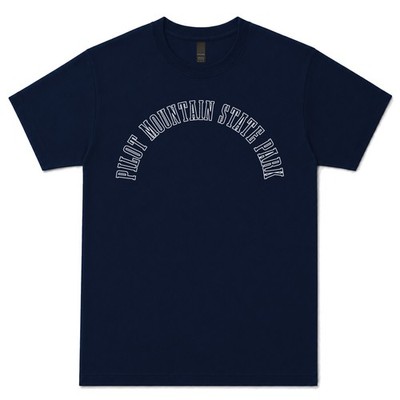 PILOT MOUNTAIN STATE PARK T-SHIRT RETRO VARSITY STYLE USA north carolina