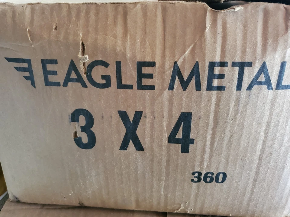 Braguero de metal Eagle de 15 CANTIDADES - Placas de reparación Conector de dientes de construcción de 3" X 4" Foto 4 de 4