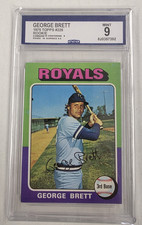 1975 Topps George Brett #228 ROOKIE Sharp CCG 9 Mint+++