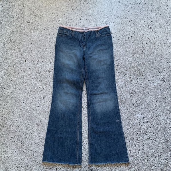 Women Paul Smith Bootcut Baggy Jeans Navy 38