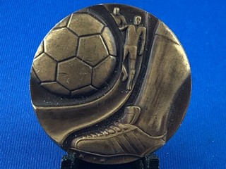 DENMARK SOCCER MEDAL 1978 GOTHIA CUP 2 PRIS KLASS C SPORRONG (A3/408)