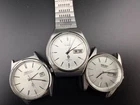 SEIKO, Grand Quartz 6334472, Quartz Type II, Vintage Lot of 3 Watches - As-Is