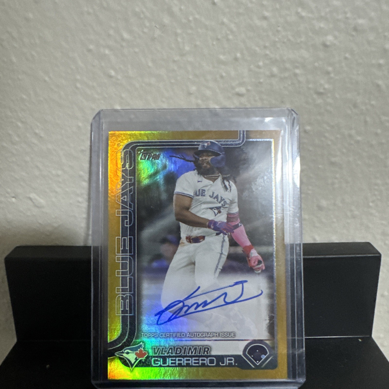 2025 TOPPS VLADIMIR GUERRERO JR. GOLD /50 FLAGSHIP REAL ONE AUTO #163