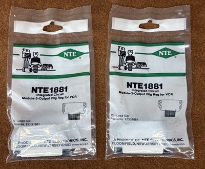 NOS NEW NTE Electronics NTE1881 3 Output Volt Regulator Module (ECG1881 ...