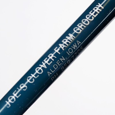 c1970s Alden, Iowa Joe's Clover Farm Grocery Advertising Pen 7 Days IA G24