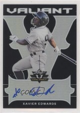 2018 Leaf Valiant Black 5/5 Xavier Edwards #BA-XE1 Auto 12av