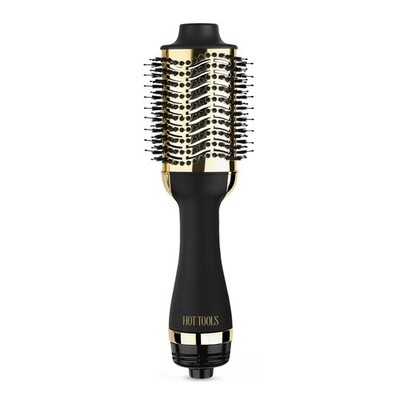 HOT TOOLS 24K Gold Blow Dryer Brush - Hot Air Brush for Salon-Worthy Volume in O