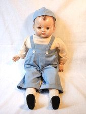 Vtg 1940's Effanbee Tommy Tucker Mickey Composition Head & Hands Boy Doll